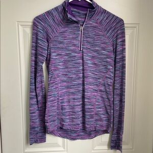 Women's Purple Striped Top